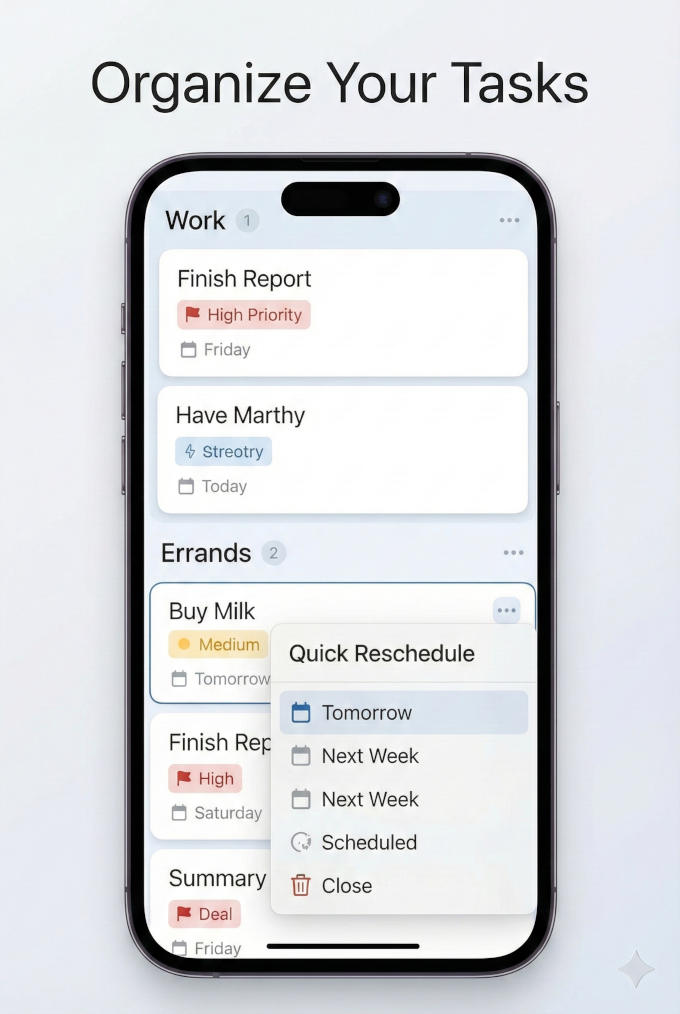Managing tasks